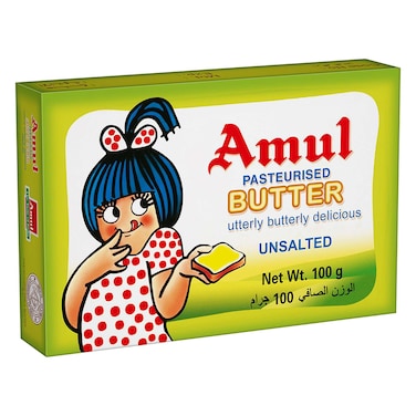 Amul Unsalted Butter, 100g