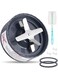 Feilifan 7 Pieces Replacement Parts For Original NutriBullet Pro 900 w / 600 w Series Magic Bullet Cross Sport Extractor Blade, Gray, with Extra Silicone Rubber Gasket O Rings Seal Juicer Accessories