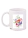 Floral Printed Coffee Mug White/Blue/Red