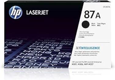 HP 87A Hewlett Packard Original LaserJet Colour Sphere Toner Cartridge, Black - CF287A