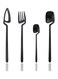 24-Piece Flatware Set Satin Finish For 6 Knives / Forks / Spoons Included Dishwasher Safe Multicolour one sizecm