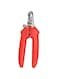 MARGOUN Pet Nail Clipper Cat Dog Nail Trimmer Non-slip Toenail Clippers with Safety Guard Pet Claw Clipper with Nail File for Dogs and Cats - Red