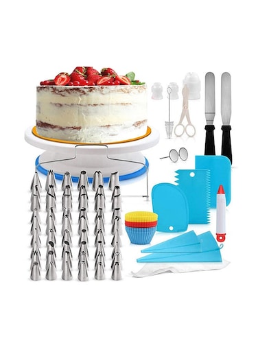 Stainless Steel Cake Decorating Set Multicolour 27x4x27cm