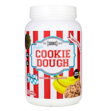 Adonis Protein Cookie Dough, Banana Choc Chip, 1 kg