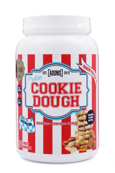Buy Adonis Protein Cookie Dough, Caramel Peanut Butter, 1 kg Online ...