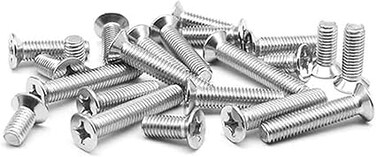 AL ARQAM Machine Screw CSK Philip &amp; Countersunk Head for DIY Electrical &amp; Kitchen Furniture Pull Cabinet Door Handles Pack of 100 M3.5X15