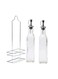 Box Myra Oil And Vinegar Dispenser With Stand Silver/Clear Standard