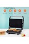 2 Slice Panini Press &amp; Contact Grill Maker &ndash; Non-Stick Sandwich Maker with Cool Touch &amp; Indicator