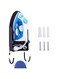 15cm Width Ironing Board Hanger with Heat Resistant Iron Rack and Hooks - Wall Mount Ironing Board Holder
