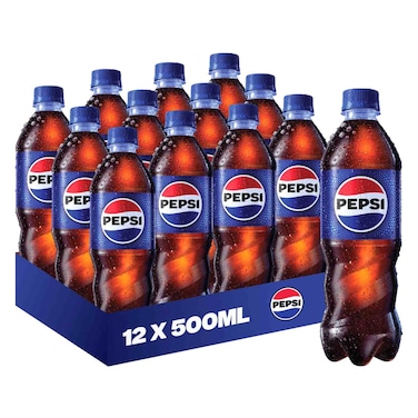Pepsi Cola Bottle 500ml Pack of 12