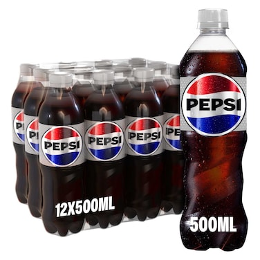 Pepsi Cola Diet Bottle 500ml Pack of 12