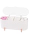 Oasisgalore Plastic Qtip Holder Dispenser,Cotton Ball and Swab Holder with Clear Lid,3 Compartments Bathroom Storgae Organizer,Multifunctional Vanity Organizer for Cotton Swab,Ball,Cotton Pad,White