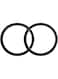 Blendin Replacement Gasket, Compatible with Nutribullet RX 1700W NB-302 Blenders Blade and Stay Fresh Lids (2 Pack)