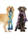Feeko Dog Rope Toys for Large and Medium Aggressive Chewers, 2 Pack Heavy Duty XL Dog Rope Toy for Large Breed, Indestructible Dog Chew Toys, Tug of War Dog Toy, 100% Cotton Teeth Cleaning