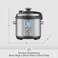 Sage The Fast Slow Pro - Reduce, Saut&eacute;, Sear, Slow cook, Pressure Cook, Steam Or Keep Warm - UAE Version (2 Year Manufacturer Warranty)