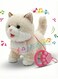 Walking &amp; Singing Cat Toy for Kids Brown &ndash; Remote Control Leash Electronic Pet Cat Kids Toy   Interactive Walking Plush Toy with Music &amp; Sound   Battery Operated Robotic Cat for Boys &amp; Girls   Pretend Pet Play Toy Gift for Birthday (Beige)