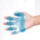 ORiTi Dog Grooming Glove Pet Brush Gloves Cat Hair Remover Mitt for Pet Massage Long or Short Fur Bathing