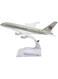 A380 Qatar Metal Airplane Model Plane Toy (1:400 16cm)