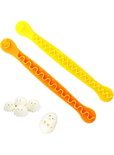 2 Pcs Fancy Cut Eggs Cooked Eggs Cutter Household Boiled Eggs Creative Tools bento cut flower shaper Kitchen Accessories