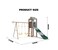 Outdoor Play Equipment: Spring Rider Rocking Toy, 8FT Round Trampoline With Basketball Frame Hoop, Plastic Caterpillar Tunnel, Plastic Metal Slide and Swing Playground Set, Spring Two Seater Seesaw.