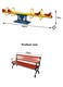 Outdoor Play Equipment: Plastic Spring Rider, Park Wooden Metal Frame Bench, Indoor And Outdoor Playhouse, Outdoor Swing Slide Sets, Sensory Training Equipment Playground, Four Seater Spring Seesaw.