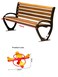 Outdoor Play Equipment: Plastic Spring Rider, Round Four-Seater Spring Seesaw, Indoor Playhouse with Slide and Table, Wood Park Bench, Outdoor Playground Equipment Kids Plastic Swing And Slide Set.