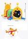 Outdoor Play Equipment: Plastic Spring Rider, Round Four-Seater Spring Seesaw, 8FT Trampoline With Basketball Frame Hoop, Plastic Caterpillar Tunnel, Outdoor Durable Swing Slide Large Playground.