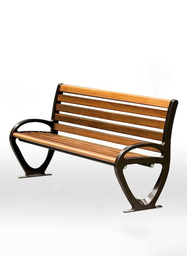 Outdoor Plastic Wood Public Park Bench Seat Long Chair