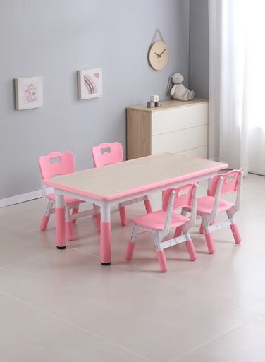 5-Piece Children's Furniture Tables And Chairs Set Kids Daycare Furniture Living Room