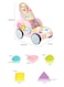 Wooden Push Wagon Baby Walker Cart With Wheels Outdoor Activity For Infant Playing