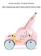 Wooden Push Wagon Baby Walker Cart With Wheels Outdoor Activity For Infant Playing