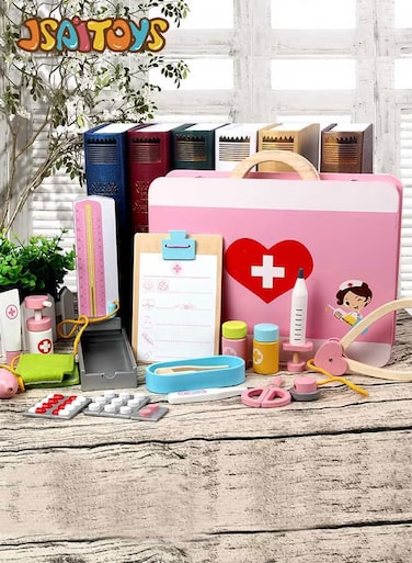 Perfect Educational Toy Gift Role Play Teaching Aids Pretend Play Medical Box