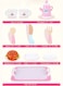 Mini Kitchen Wooden Playhouse Educational Toy Pink Afternoon Tea Food Set For Kids