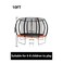 10FT Big Round Kids Sport Play Trampoline with Basketball Hoop