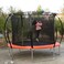 10FT Big Round Kids Sport Play Trampoline with Basketball Hoop