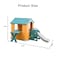 Garden Plastic House Hold Items Toys Indoor Kids Playhouse with Slide and Table
