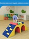 Funny Soft Play Climbing Set Tunnel Holes Rainbow Bridge For Indoor Playground Equipment