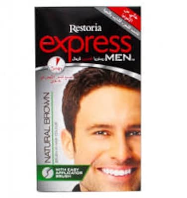 RESTORIA EXPRESS MEN NATURAL BROWN HAIR COLOR