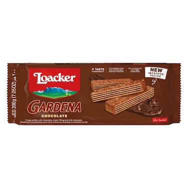 لواكر رقائق الشوكولاتة من جاردينا، 200 غرام