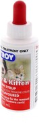 Troy Puppy &amp; Kitten Worm Syrup Meat-Flavored Deworming Syrup for Roundworms (Toxocara, Toxascaris, Ancylostoma) in Dogs &amp; Cats &amp; Small Pets 50 ml
