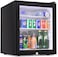 Hotel Mini Fridge 40L With Glass Door &amp; Key Lock, Semi-conductor Refrigerator (no compressor) AC 220V for Beverages Food Drinks Skincare Great for Home Office Bedroom Gaming