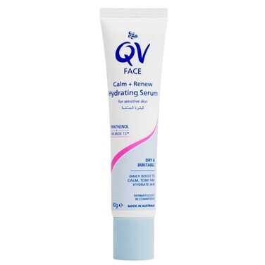 Qv Face Calm + Renew Hydrating Serum For Dry &amp; Irritable Skin, 30g