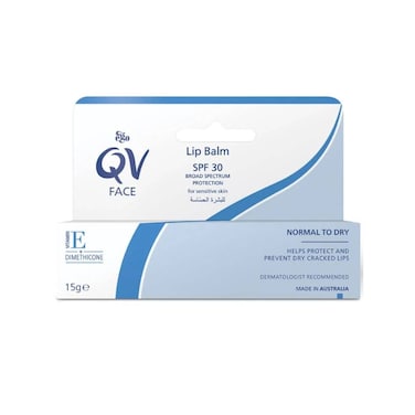 QV LIP BALM SPF 30+ NORMAL TO DRY 15G