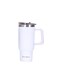 USA 40oz/1184ml Double-Wall Stainless Steel Insulated Tumbler   BPA-Free Reusable Cup for Coffee, Water, Iced Tea &amp; More   6 hrs Hot &amp; 9 hrs Cold   Ideal for Indoor &amp; Outdoor Use   White