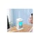 Desktop Air Purifier with UV Light, LED Display, Digital Controls, Dual Fan System, 25W, White.