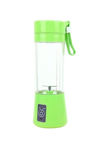 Dubai Gallery Electric Usb Mini Juicer Bottle 187681_4 Green/Clear