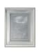 Lawrence Frames 8 by 10-Inch Silver Plated Metal Picture Frame, Brushed Silver Inner Panel