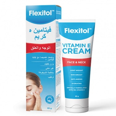 Flexitol Vitamin E Face &amp; Neck Anti-Ageing Cream 85g
