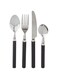 High Quality Cutlery set, 25 piece set(knives, spoons, forks, teaspoons, tableware box-black (cs-25-106)