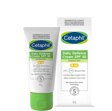 Cetaphil UVA/UVB Defense SPF50+ Sunscreen 50ml